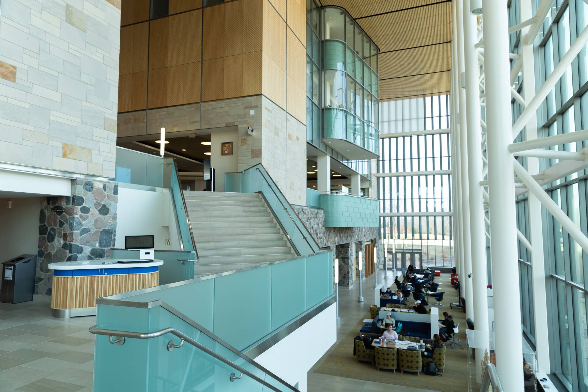 Inside of the Mary Idema Pew Library